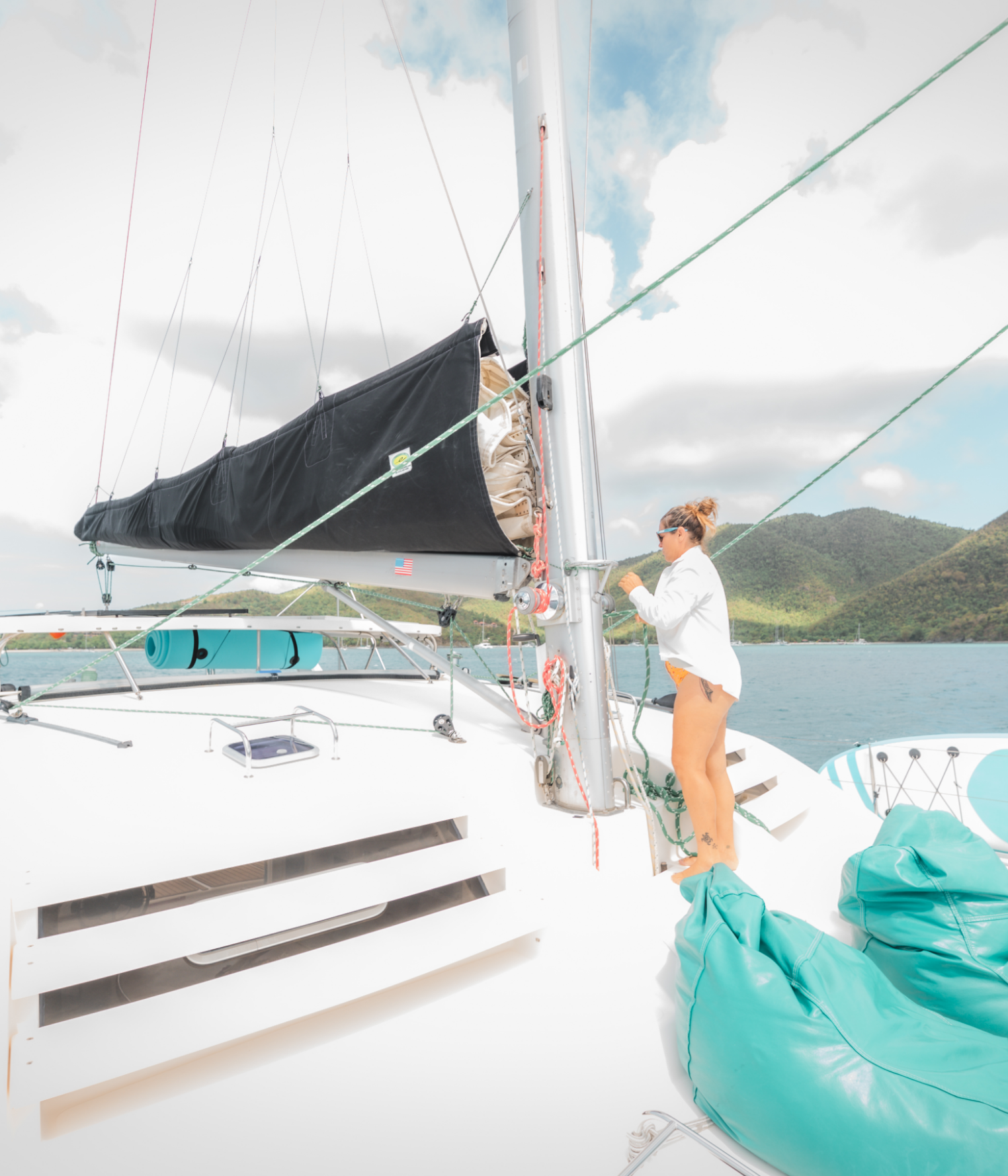 catamaran in st john